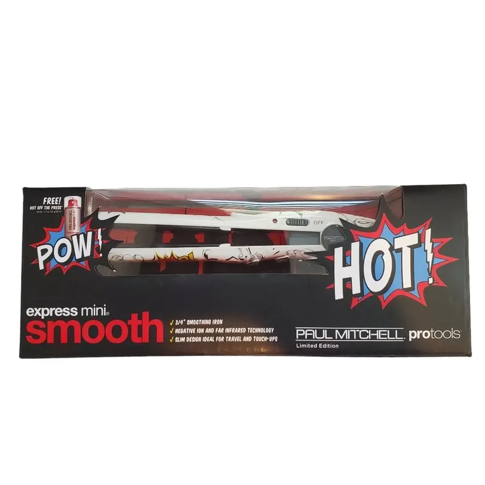NIB Paul Mitchell Pro tools Express Mini Smooth Flat Iron Limited Edition